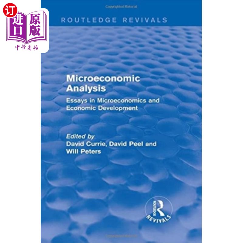 海外直订Microeconomic Analysis (Routledge Revivals) 微观经济分析(劳特利奇复兴)