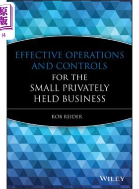 现货 小型私营企业的有效运作和控制 Effective Operations And Controls For The Small Privately Held Business Rob R