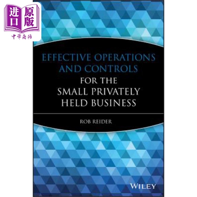 现货 小型私营企业的有效运作和控制 Effective Operations And Controls For The Small Privately Held Business Rob R