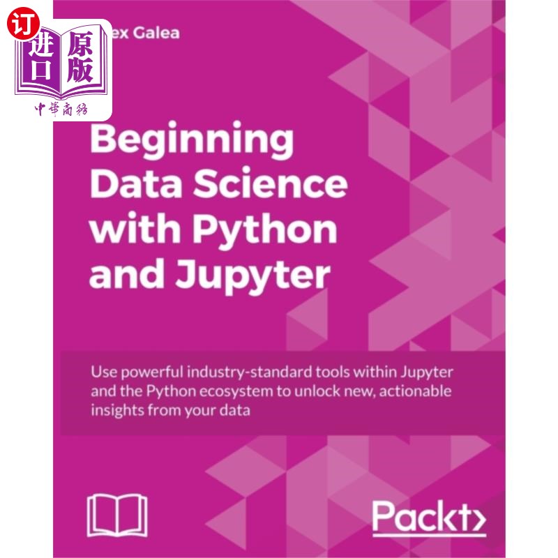海外直订Beginning Data Science with Python and Jupyter 开始使用Python和Jupyter的数据科学