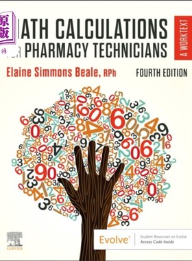 海外直订医药图书Math Calculations for Pharmacy Technicians 药学技术人员的数学计算
