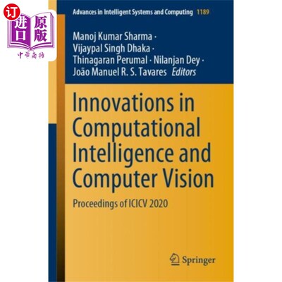 海外直订Innovations in Computational Intelligence and Co... 计算智能和计算机视觉的创新