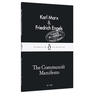 LBS 20 The Communist Manifesto 英文原版 小黑书 20 马克思 共产党宣言【中商原版】