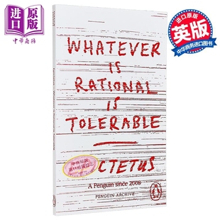 Epictetus Penguin Rational Tolerable 都是可以容忍 Whatever 中商原版 90周年企鹅档案系列 英文原版 凡是理性