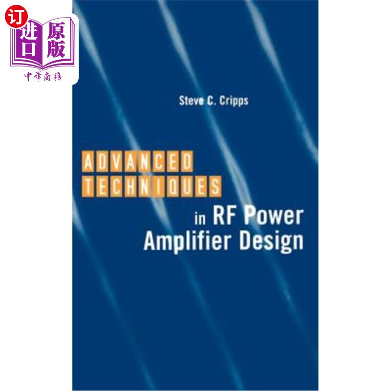 海外直订Advanced Techniques in RF Power Amplifier Design 射频功率放大器设计的先进技术