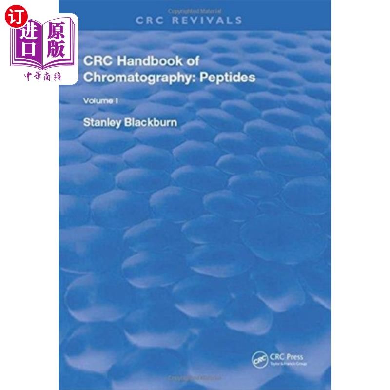 海外直订CRC Handbook of Chromatography CRC色谱手册
