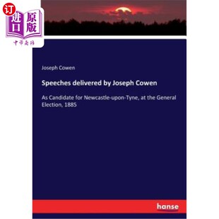 delivered 约瑟夫·考恩 Cowen 演讲 Joseph 海外直订Speeches