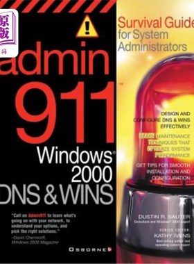 海外直订Admin911: DNS & Wins: A Survival Guide for System Administrators Admin911: DNS & Wins:系统管理员生存指南