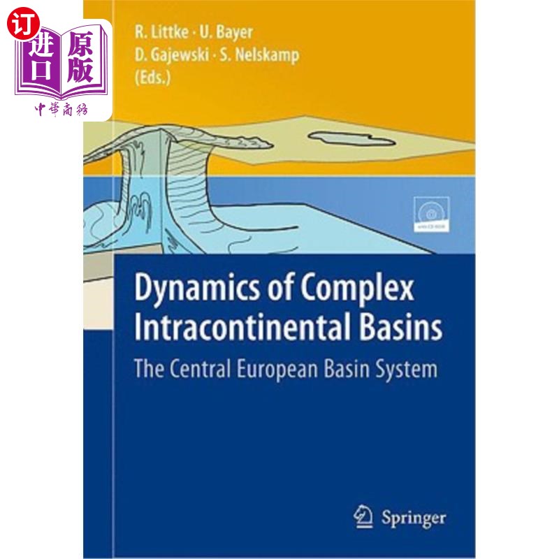 海外直订Dynamics of Complex Intracontinental Basins: The Central European Basin System [ 复杂陆内盆地动力学:中欧盆
