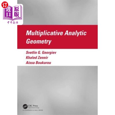 海外直订Multiplicative Analytic Geometry 乘法解析几何