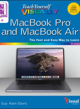 预售 直观地自学 Macbook Pro 与 Macbook Air Teach Yourself Visually Macbook Pro And Macbook Air  英文原版 中商原版