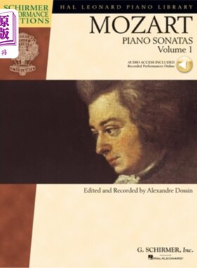 海外直订Piano Sonatas, Volume 1 - Schirmer Performance Editions Book/Online Audio Piano Sonatas, Vo