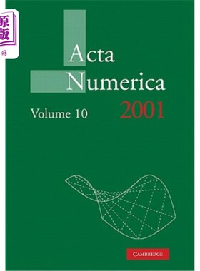 海外直订ACTA Numerica 2001: Volume 10 《数字学报》2001年第10卷
