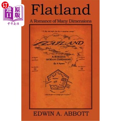 海外直订Flatland: A Romance of Many Dimensions 《平地:多维浪漫