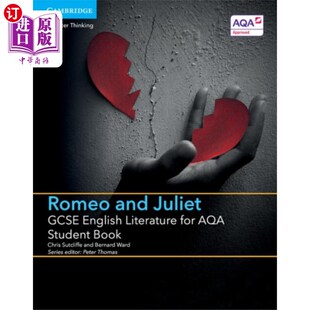 for AQA Romeo 海外直订GCSE Juliet... Literature and GCSE英语文学AQA罗密欧与朱丽叶学生书 English