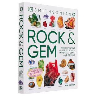 现货 DK Eyewitness系列 岩石和宝石百科 Rock and Gem Eyewitness 英文原版 自然宝藏 标本科普 宝石学家【中商原版】