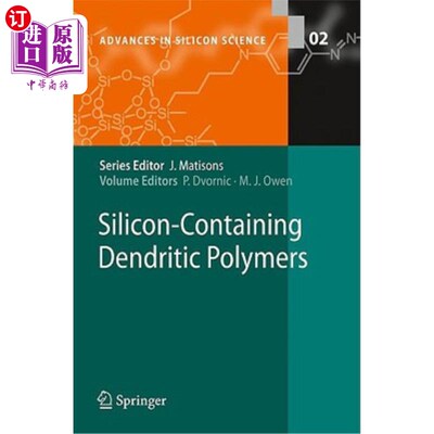 海外直订Silicon-Containing Dendritic Polymers 含硅树枝状聚合物