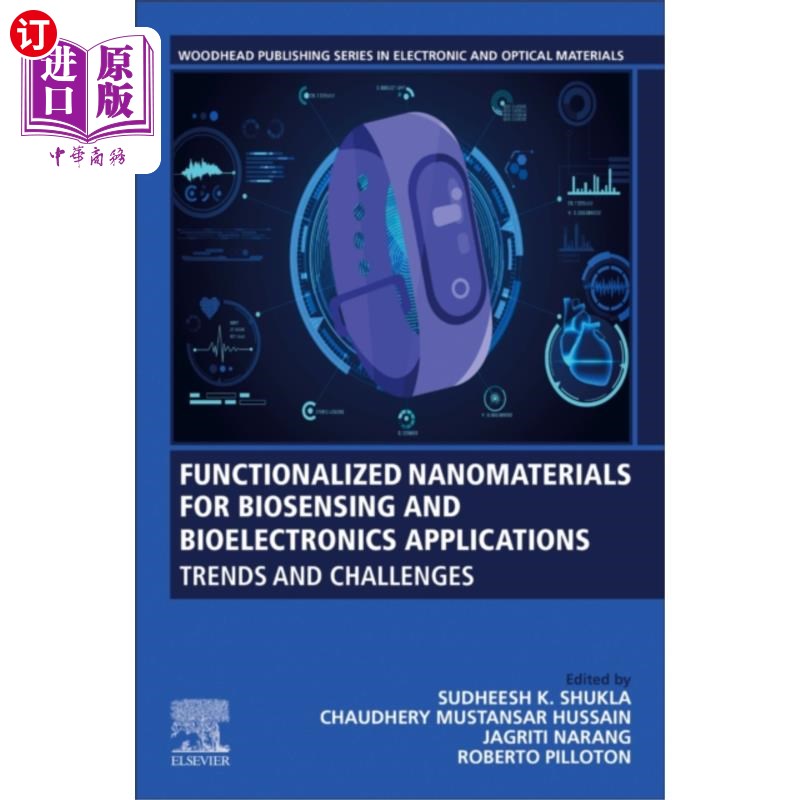 海外直订Functionalized Nanomaterials for Biosensing and ... 生物传感与生物电子学应用的功能化纳米材料