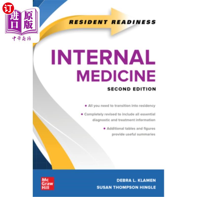 海外直订医药图书Resident Readiness Internal Medicine, Second Edition 住院医师准备内科，第二版