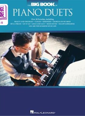 海外直订The Big Book of Piano Duets 钢琴二重奏的大书