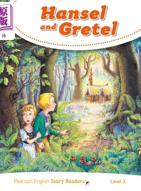 Pearson English kids readers培生小学英语分级绘本3级 汉塞尔与格蕾特Hansel and Gretel 蓝思值490L 中心词600【中商原版?