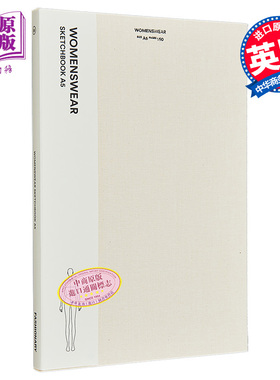 Womenswear Sketchbook 进口艺术 女装素描本A5 Fashionary【中商原版】