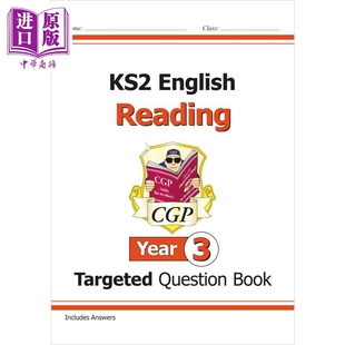 Question 中商原版 Reading KS2 英国原版 New Book English CGP教辅 阅读 新KS2英语针对性问题书 Year 3年级 Targeted