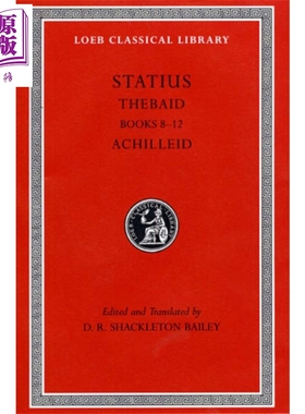 预售 斯塔提乌斯 卷二 Thebaid Volume II 英文原版 Statius 希腊文学【中商原版】