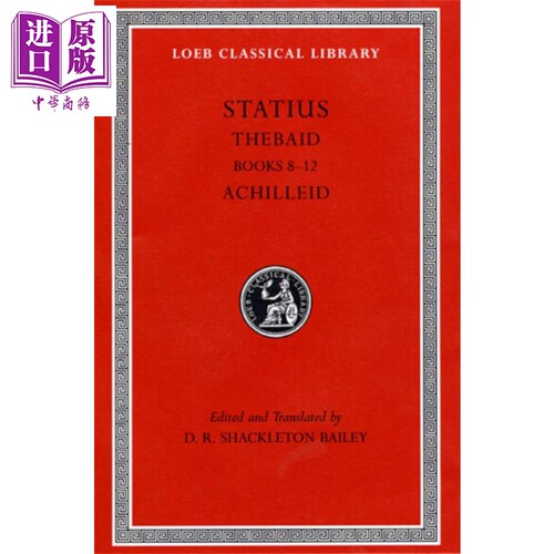 斯塔提乌斯 卷二 Thebaid Volume II 英文原版 Statius 希腊文学【中商原版】