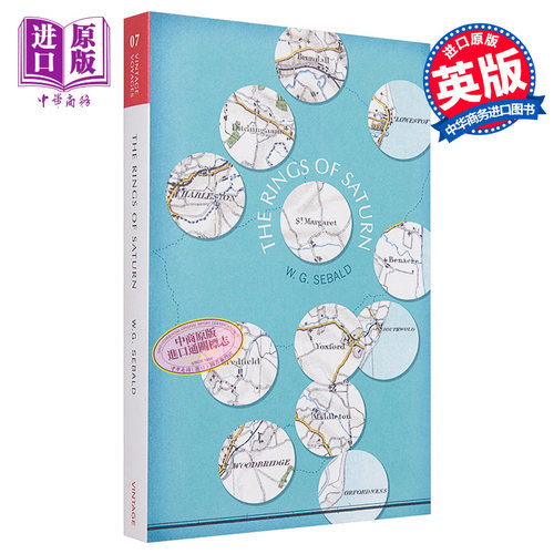 土星之环 The Rings of Saturn 英文原版 W G Sebald【中商原版】