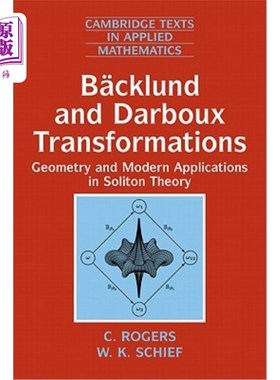 海外直订B?cklund and Darboux Transformations: Geometry and Modern Applications in Solito backlund和d