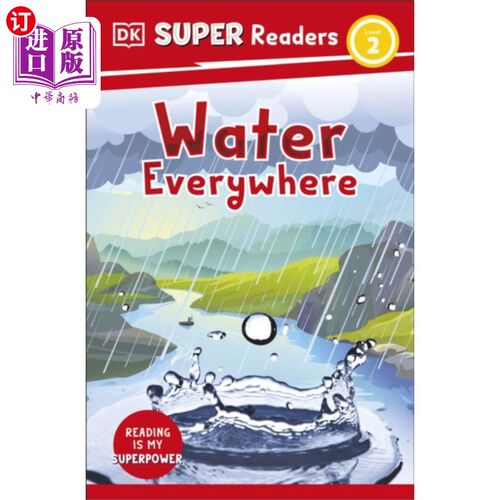 海外直订DK Super Readers Level 2 Water Everywhere DK超级读者2级水无处不在