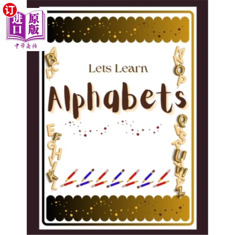 海外直订Lets Learn Alphabets 让我们学习字母