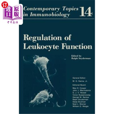 海外直订医药图书Regulation of Leukocyte Function 白细胞功能的调节