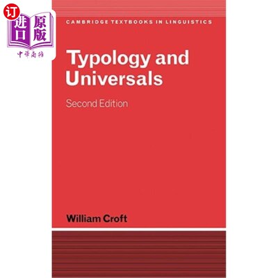 海外直订Typology and Universals 类型学与共性