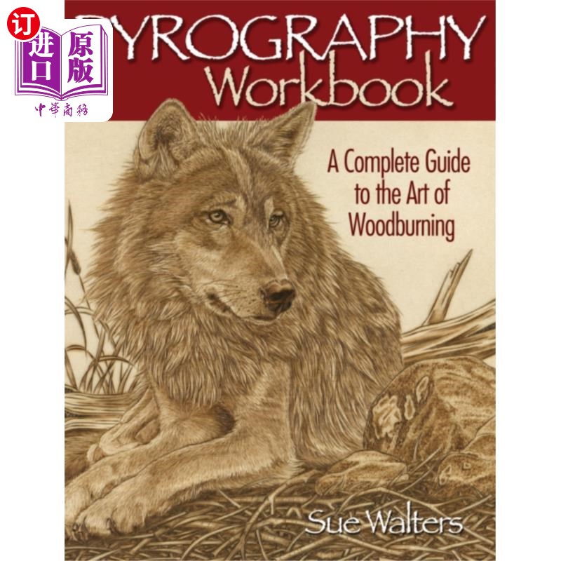 海外直订Pyrography Workbook 烙画工作簿