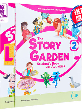The Story Garden 2 小学英语 故事花园2学生书+笔记本+电子互动书 含音视频和练习资源A1-A2剑桥YLE-KET考试适用【中商原版】