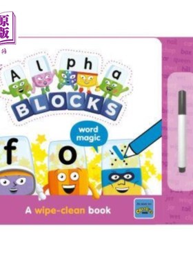海外直订Alphablocks Word Magic: A Wipe-Clean Book Alphablocks Word Magic: A Wipe-Clean Book