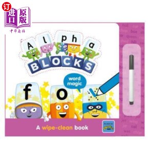 海外直订Alphablocks Word Magic: A Wipe-Clean Book Alphablocks Word Magic: A Wipe-Clean Book
