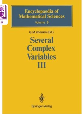 海外直订Several Complex Variables III: Geometric Function Theory 几个复变数III：几何函数理论