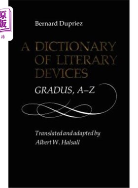 海外直订A Dictionary of Literary: Gradus, A-Z 文学词典：Gradus，A-Z