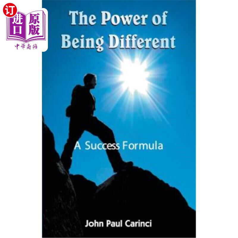 海外直订The Power Of Being Different 与众不同的力量