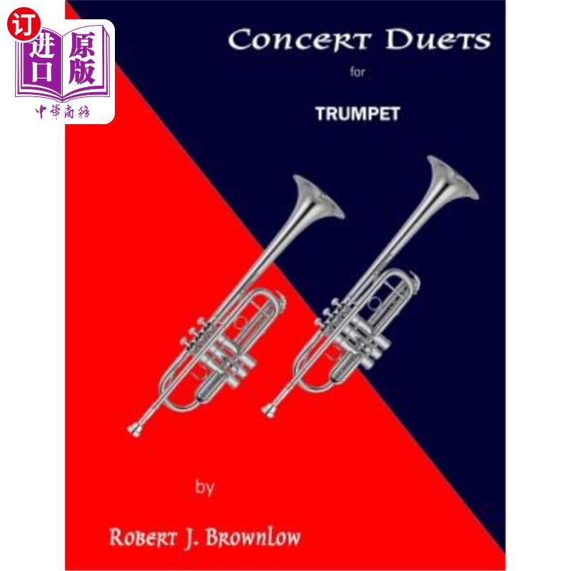 海外直订Concert Duets for Trumpet 小号音乐会二重奏