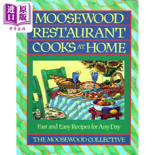 现货 Moosewood 餐厅系列 在家做饭 Moosewood Restaurant Cooks at Home 英文原版 Moosewood Collective 美食【中商原版】