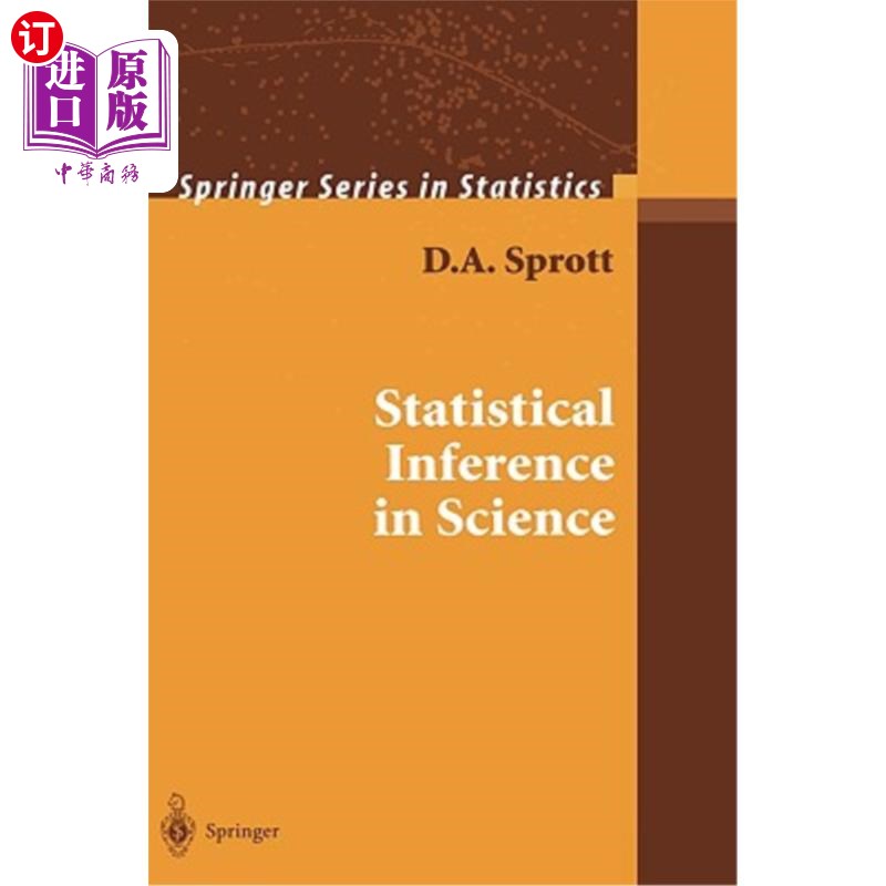 海外直订Statistical Inference in Science 科学中的统计推理