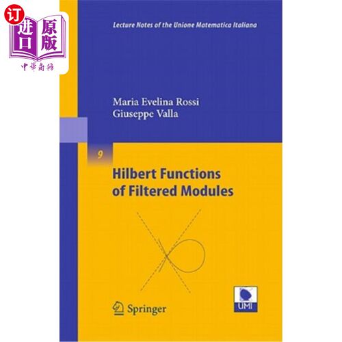 海外直订Hilbert Functions of Filtered Modules 滤波模的希尔伯特函数