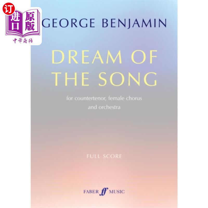 海外直订古英语 Dream of the Song 歌之梦