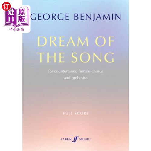 海外直订古英语 Dream of the Song 歌之梦