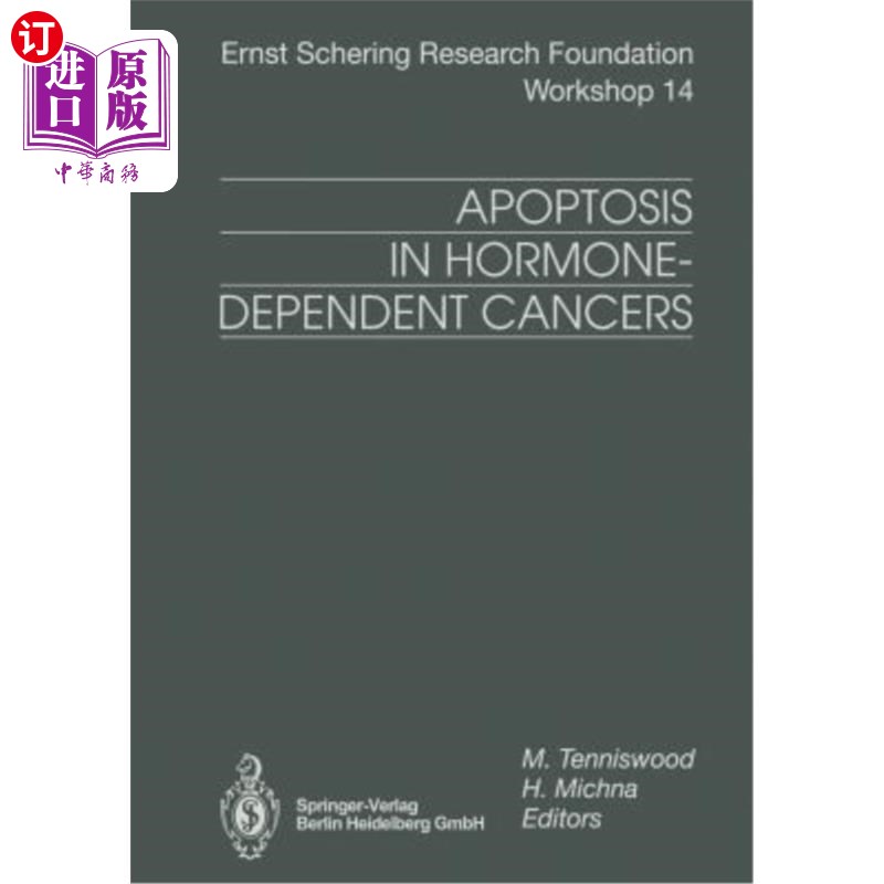 海外直订医药图书Apoptosis in Hormone-Dependent Cancers 激素依赖性癌症中的细胞凋亡