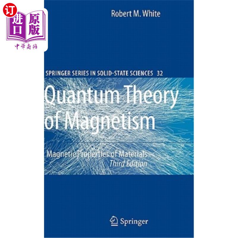 海外直订Quantum Theory of Magnetism: Magnetic Properties of Materials 量子磁性理论:材料的磁性特性